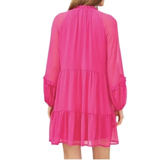 SALE!⭐️ 2 for $20 NWT Vince Camuto Tiered Dress Mini Pink! Lowest price! - Picture 2 of 3